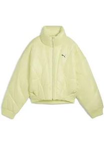 Winterjacke Puma "DARE TO Pufferjacke Damen", Damen, Gr. M, gold moon gelb, Obermaterial: 100% Polyester; Futter: 100% Polyester; F&uuml;llung: 100% Polyester; Rippe: 7% Nylon, 92% Polyester, 1% Elasthan, Jacken Winterjacke