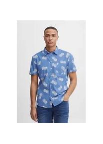 Kurzarmhemd Blend "BHShirt", Herren, Gr. S, US-Gr&ouml;&szlig;en, regatta, Web, 100% Baumwolle, gemustert, slim fit normal, ohne Ausschnitt, Hemden, Stilvolles Hemd mit kurzen &Auml;rmeln