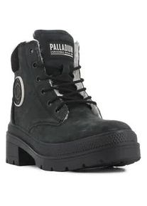 Winterboots Palladium "PALLARISE NBK WL", Damen, Gr. 39, schwarz, Leder, Schuhe Winterboots, Winterschuhe, Schn&uuml;rboots, Winterstiefel, wasserabweisend & gef&uuml;ttert