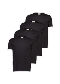 BOSS T-Shirt LINDBERGH "Lindbergh T-shirt", Damen, Gr. XL, schwarz, Obermaterial: 100% Baumwolle, l&auml;ssig geschnitten, Rundhals, Shirts T-Shirt