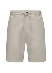 Shorts Ragwear "Harling", Herren, Gr. 32, Normalgr&ouml;&szlig;en, wei&szlig; (bone), Material: 65% Baumwolle, 35% Leinen, bequem ca. Mitte Oberschenkel, Hosen Shorts, kurze Herren Hose mit Bindeband