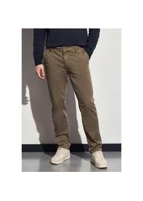 Chinohose Street One MEN, Herren, Gr. 30, L&auml;nge 32, sepia braun, Web, 98% Baumwolle, 2% Elasthan, unifarben, regular fit lang, Hosen Chinohose, aus Baumwolle mit Stretchanteil