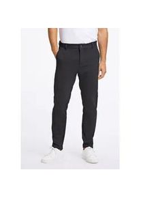 Stoffhose LINDBERGH "LINDBERGH Stoffhose", Herren, Gr. XL, schwarz, Obermaterial: 75% Polyester, 22% Viskose, 3% Elasthan; Futter: 65% Polyester, 35% Baumwolle, slim fit, Hosen Stoffhose