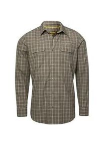 Langarmshirt HERO by John Medoox "HARRY Kent Hemd Langarm", Herren, Gr. M, gr&uuml;n check, Flanell, 60% Baumwolle, 40% Polyester, regular fit, Shirts Langarmshirt, Regular Fit Casual Funktionsmaterial f&uuml;r Herren