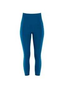 Leggings WINSHAPE "7/8-Tights HWL317C", Damen, Gr. XS, Normalgr&ouml;&szlig;en, gr&uuml;n (teal gr&uuml;n), 85% Polyester, 15% Elasthan, Hosen Leggings, mit V-Shape Applikation und Core-Bund