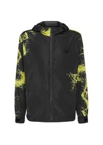 Windbreaker Plein Sport "Splash", Herren, Gr. 3XL, schwarz (02, schwarz), Obermaterial: 100% Polyester; Futter: 100% Polyester, Jacken Windbreaker