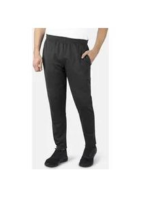 Sporthose HERO by John Medoox "LUKE Sport Pants", Herren, Gr. L, anthra, Stoff, 95% Polyester, 5% Elasthan, gerade, unten schmal lang, Hosen Sporthose, Tapered Fit Casual Funktionsstoff f&uuml;r Herren