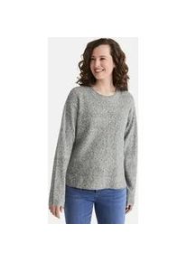 Strickpullover STOOKER WOMEN "CARO Strickpullover", Damen, Gr. 40/42, gr&uuml;n (gr&uuml;n meliert), Jersey, 94% Polyester, 3% Polyamid, 3% Elasthan, slim fit, Rundhals, Pullover Strickpullover, Strick-Pullover Rundhals f&uuml;r Damen
