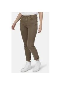 Boyfriend-Jeans STOOKER WOMEN "Davos Colour Denim Boyfriend Fit", Damen, Gr. 46, L&auml;nge 30, shitake, Denim/Jeans, 98% Baumwolle, 2% Elasthan, l&auml;ssig geschnitten lang, Jeans, Jeans Boyfriend Fit Casual Denim L&auml;ssige Passform f&uuml;r Damen