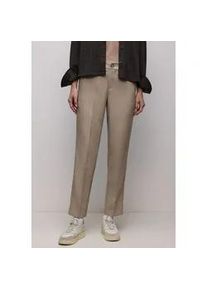 Chinos Cecil, Damen, Gr. 34, L&auml;nge 30, light terra mocha meliert, Stoff, 67% Polyester, 27% Viskose, 6% Elasthan, unifarben, slim fit lang, Hosen, im elastischen Materialmix