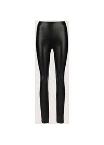 Madeleine Mode Leggings MADELEINE "Leggings Leggings im Leder-Look", Damen, Gr. 20, N-Gr, schwarz, Obermaterial: 100% Polyurethan PU., Hosen Leggings