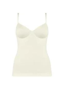 BH-Hemd Nina von C. "BH Hemdchen Secret Soft & Shape", Damen, Gr. 85, Cup A, beige (champagner), Stoff, Obermaterial: 85% Polyamid PA. 15% Elasthan EL., BHs BH-Hemd