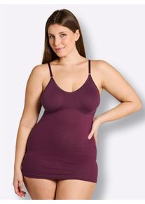 w&auml;schepur sheego Gro&szlig;e Gr&ouml;&szlig;en BH-Hemd mit doppelt gemoldeten Cups, brombeere, Gr&ouml;&szlig;e 44 - Damen