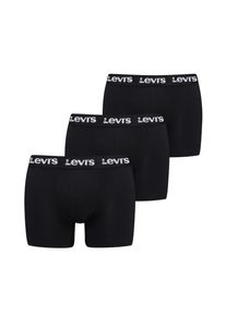 Levi's Boxershorts LEVI'S "LEVIS MEN REPEAT LOGO BOXER BRIEF", Herren, Gr. S, schwarz, Obermaterial: 95% Baumwolle, 5% Elasthan, k&ouml;rpernah, Unterhosen Boxershorts