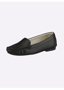Slipper CLASSIC, Damen, Gr. 38, schwarz, Glattleder, Rindsleder, Schuhe Slipper