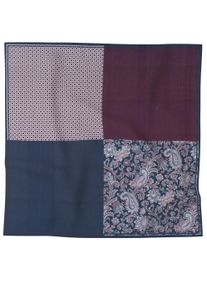 Einstecktuch OLYMP, Herren, aubergine, Web, Seide, Modet&uuml;cher Einstecktuch, 30 x 30 cm, mehrfarbig