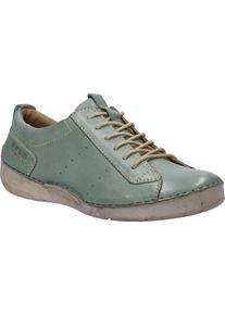Schn&uuml;rschuh Josef Seibel "Fergey 56", Damen, Gr. 38, mintfarben, Leder, Schuhe Schn&uuml;rschuh, Halbschuh, Komfortschuh mit Wechselfu&szlig;bett, Weite G (=weit)