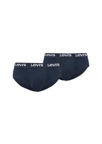 Levi's Slip LEVI'S "LEVIS MEN REPEAT LOGO BRIEF", Herren, Gr. M, schwarz, Obermaterial: 95% Baumwolle, 5% Elasthan, k&ouml;rpernah, Unterhosen Slip, mit Logobund, Cotton-Mix, ohne Eingriff