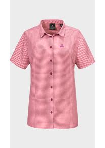 Sch&ouml;ffel Outdoorbluse SCH&Ouml;FFEL "CIRC Blouse Style Dalfoss WMN", Damen, Gr. 44, 3305, pink, Oberstoff: 100% Polyester, Basic, V-Ausschnitt, Blusen Outdoorbluse