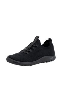 Slip-On Sneaker Remonte, Damen, Gr. 38, schwarz, Textil, Schuhe Slip-On Sneaker, Freizeitschuh, Schlupfschuh, Halbschuh mit weicher Soft-Einlage