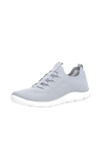 Slip-On Sneaker Remonte, Damen, Gr. 45, hellgrau, Textil, Schuhe Slip-On Sneaker, Freizeitschuh, Schlupfschuh, Halbschuh mit weicher Soft-Einlage