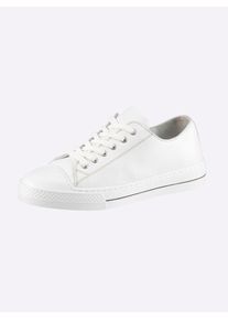 Sneaker Andrea Conti, Damen, Gr. 37, wei&szlig;, Glattleder, Leder, Rindsleder, Schuhe Sneaker