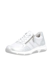 Keilsneaker Remonte, Damen, Gr. 40, wei&szlig;, ice, Lederimitat, metallic, Schuhe Keilsneaker, Schn&uuml;rschuh, Halbschuh, Freizeitsneaker in veganer Verarbeitung