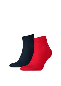 Kurzsocken Tommy Hilfiger "TH MEN QUARTER 2P", Herren, Gr. 39-42, tommy original, Baumwollmischung, normal, Socken Kurzsocken, weicher, elastischer Rippenbund, klassisches Tommy Hilfiger Logo