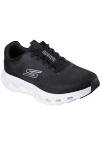 Slip-On Sneaker Skechers "GO WALK GLIDE-STEP 2.0", Herren, Gr. 48, schwarz, wei&szlig;, Synthetik, Textil, Schuhe Slip-On Sneaker, Sportschuh, Freizeitsneaker, Halbschuh in veganer Verarbeitung