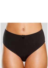 Slip Nuance, Herren, Gr. 48/50, schwarz, Obermaterial: 95% Baumwolle, 5% Elasthan, Unterhosen Slip, hoch geschnittener Slip aus Baumwolle, Topseller