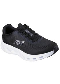 Slip-On Sneaker Skechers "GO WALK GLIDE-STEP 2.0", Herren, Gr. 46, schwarz, wei&szlig;, Synthetik, Textil, Schuhe Slip-On Sneaker, Sportschuh, Freizeitsneaker, Halbschuh in veganer Verarbeitung