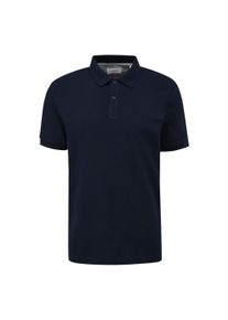 Poloshirt s.Oliver "Poloshirt Basic Poloshirt 1er Pack", Herren, Gr. XL, blau (dunkelblau), Obermaterial: 100% Baumwolle CO., Shirts Poloshirt