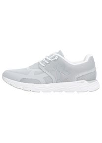 Slip-On Sneaker RIEKER SPORT "Preston", Damen, Gr. 36, hellgrau, Nubuklederimitat, Textil, Schuhe Slip-On Sneaker, Freizeitschuh, Halbschuh, Schlupfschuh mit Gummizug, Topseller