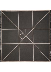 Modetuch Calvin Klein, Damen, schwarz, Web, Viskosemischung, unifarben, Modet&uuml;cher Modetuch, Regular fit