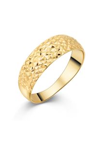 Fingerring Firetti "Schmuck Geschenk Gold 375 Damenring Ring Struktur" Gr. 56, gelbgoldfarben, Fingerringe, Damen, 56, Gelbgold 375, 2,45mm, Fingerring