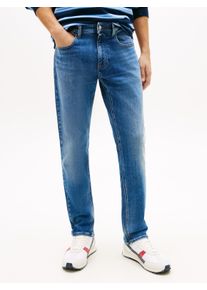 Slim-fit-Jeans Tommy Jeans "SCANTON SLIM FIT", Herren, Gr. 38, L&auml;nge 30, denim medium, Denim/Jeans, Obermaterial: 95% Baumwolle, 3% Elastomultiester, 2% sonstige Fasern, unifarben, slim fit lang, Jeans Slim-fit-Jeans, Slim fit mit praktischen Taschen