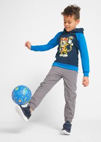 Thermohose bonprix "Regular Fit Thermohose mit Jerseyfutter", Jungen, Gr. 140, N-Gr, grau (rauchgrau), Obermaterial: 100% Baumwolle. Futter: 100% Baumwolle, regular fit, Hosen Thermohose, mit Baumwollfutter, elastischer Bund mit Kordelzug, Regular Fit