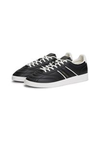 Sneaker Tommy Jeans "THE GREENWICH EDGE STITCHING", Herren, Gr. 42, schwarz, Leder, Lederimitat, kontrastfarbene Details, Schuhe Sneaker, Freizeitschuh, Halbschuh, Schn&uuml;rer, Logo an der Seite und Schuhzunge