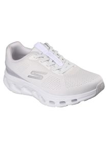 Slip-On Sneaker Skechers "GO WALK GLIDE-STEP 2.0", Herren, Gr. 41, wei&szlig;, Synthetik, Textil, Schuhe Slip-On Sneaker, Sportschuh, Freizeitsneaker, Halbschuh in veganer Verarbeitung