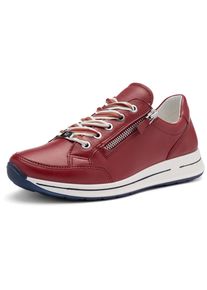Keilsneaker Ara "OSAKA", Damen, Gr. 3(36), cognac, Glattleder, unifarben, Schuhe Keilsneaker, Freizeitschuh, Halbschuh, Schn&uuml;rer in Komfortweite H (=sehr weit)