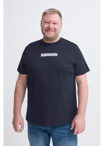 T-Shirt Blend "BHKEMUEL BB LOGO S/S TEE", Herren, Gr. XXL, salute, Single Jersey, Obermaterial: 100% Baumwolle, bedruckt, regular fit normal, Rundhals, Shirts T-Shirt, in gro&szlig;en Gr&ouml;&szlig;en