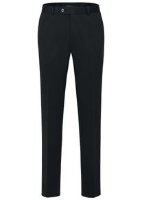 Anzughose Bugatti, Herren, Gr. 58, Normalgr&ouml;&szlig;en, blau (marine), 66% Polyester, 21% Viskose, 10% Polyamid, 3% Elasthan, unifarben, gerade, unten schmal, Hosen Anzughose, mit Stretchfunktion