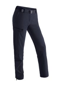 Funktionshose Maier Sports "Inara slim", Damen, Gr. 88, Langgr&ouml;&szlig;en, blau (dunkelblau), 90% Polyamid, 10% Elasthan, Hosen Funktionshose, Herren Wanderhose, atmungsaktive Outdoor-Hose, 4 Taschen, Slim Fit