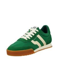 Sneaker Gant "Baylle", Herren, Gr. 41, gr&uuml;n, Nylon, Veloursleder, kontrastfarbene Details, Schuhe Sneaker, Retro Sneaker, Schn&uuml;rschuh mit modischer Gummilaufsohle