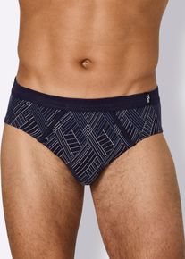 w&auml;schepur Slip W&Auml;SCHEPUR, Herren, Gr. 5, 3 Stk., marine, sortiert, 100% Baumwolle, Unterhosen Slip