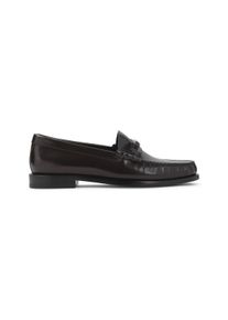 C&eacute;line Celine Loafer - Triomphe 15 Brown Bull Leather Loafers - Gr. 44 (EU) - in Schwarz - f&uuml;r Damen