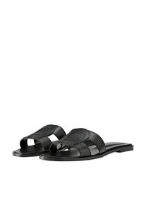 Aigner Sandaletten mit Absatz - slide sandal LARA 1A - Gr. 38 (EU) - in Schwarz - f&uuml;r Damen