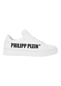 Philipp Plein Low-Top Sneaker - Lo-Top Turnschuhe - Gr. 43 (EU) - in Wei&szlig; - f&uuml;r Damen