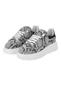 Philipp Plein Low-Top Sneaker - Lo-Top Turnschuhe Python - Gr. 36 (EU) - in Wei&szlig; - f&uuml;r Damen