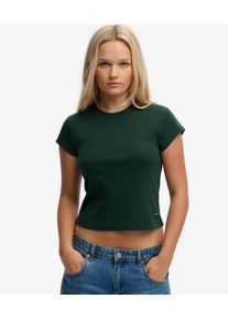 Superdry Damen Athletic Essential T-shirt Green - Gr&ouml;&szlig;e: 38 210242200018627E017